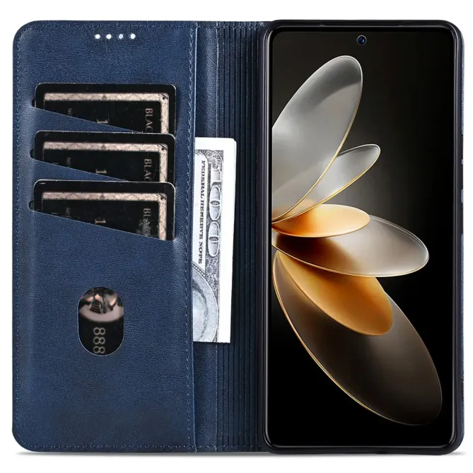 Étui à rabat AZNS pour Oppo A6 Pro