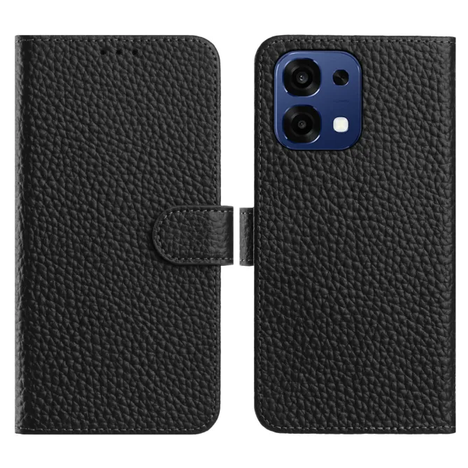 Housse Oppo A6 Pro en Cuir Grainé | LITCHI