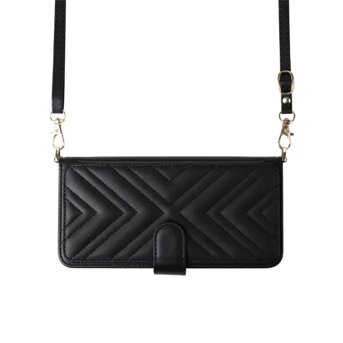 Housse Oppo A6 Pro Bandoulière Matelassée