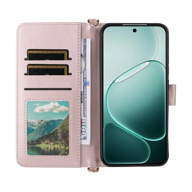 Housse Oppo A6 Pro Bandoulière Matelassée