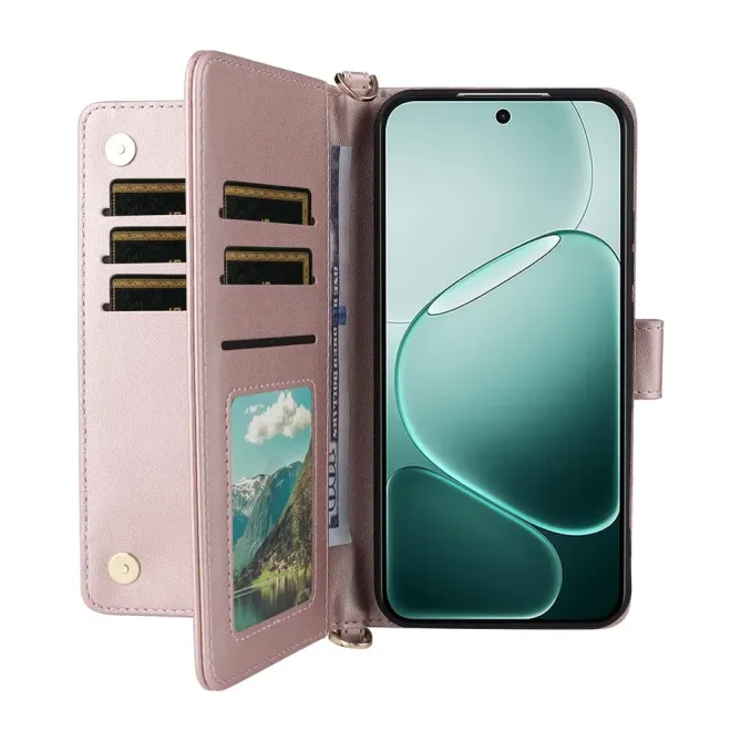 Housse Oppo A6 Pro Bandoulière Matelassée