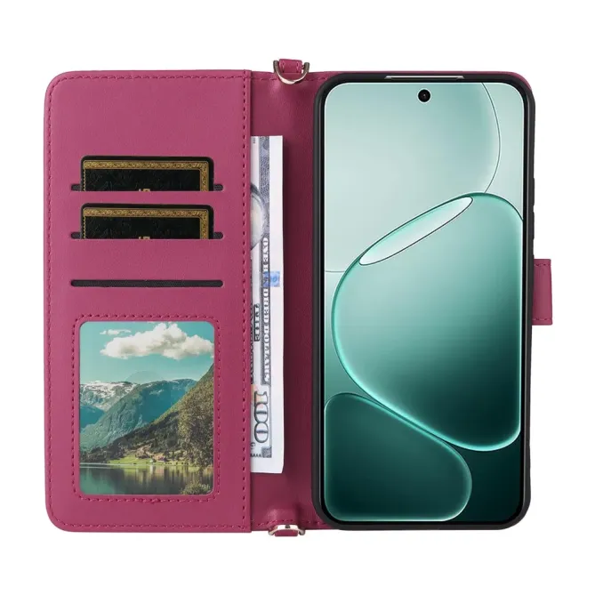 Housse Oppo A6 Pro Bandoulière Matelassée