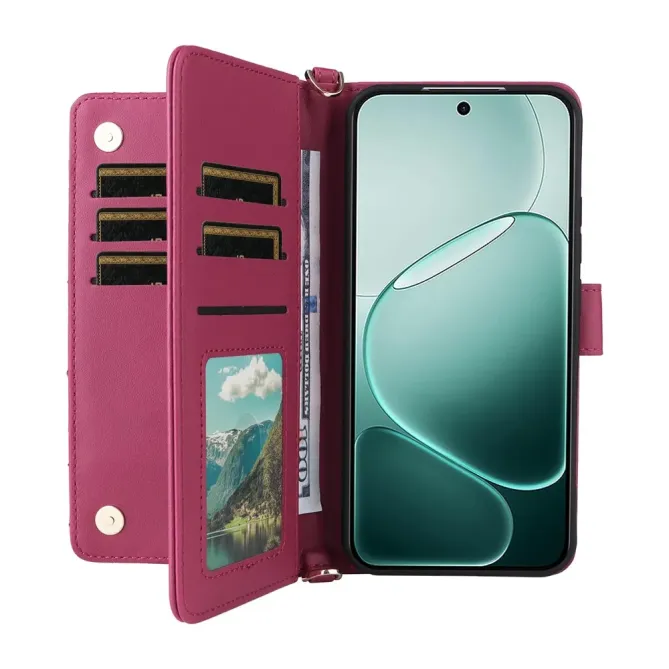 Housse Oppo A6 Pro Bandoulière Matelassée