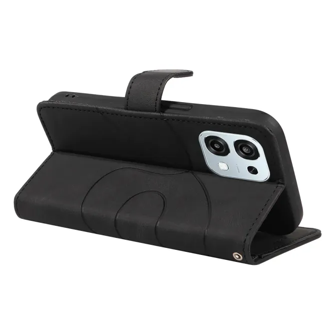 Housse Oppo A6 Pro simili cuir artistique