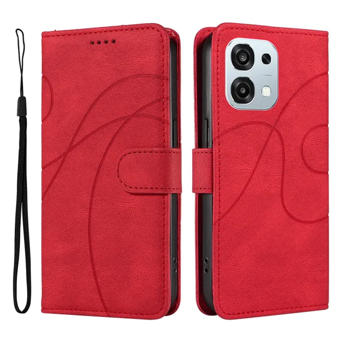 Housse Oppo A6 Pro simili cuir artistique