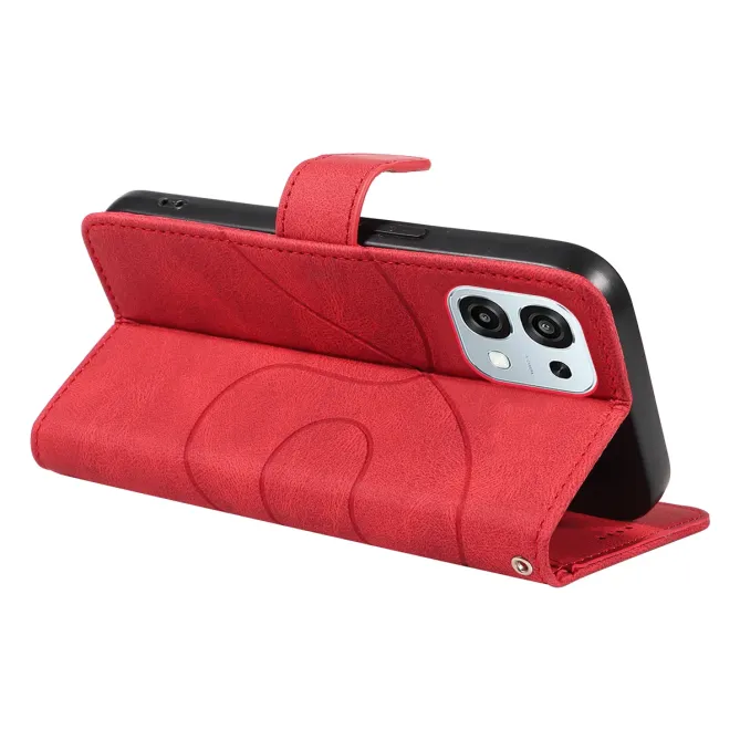 Housse Oppo A6 Pro simili cuir artistique