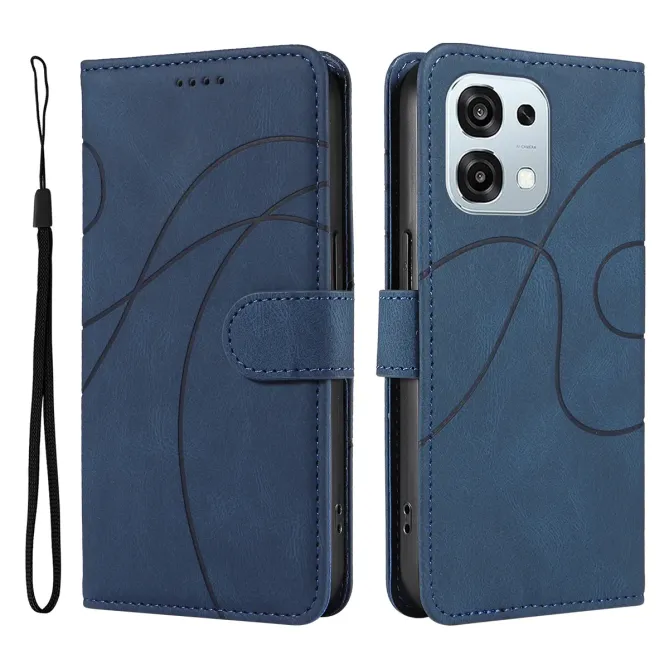 Housse Oppo A6 Pro simili cuir artistique