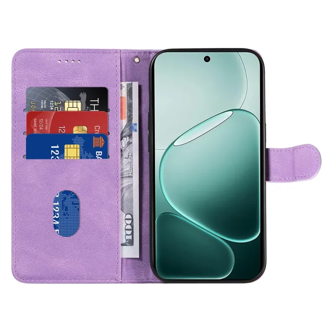 Housse Oppo A6 Pro simili cuir artistique