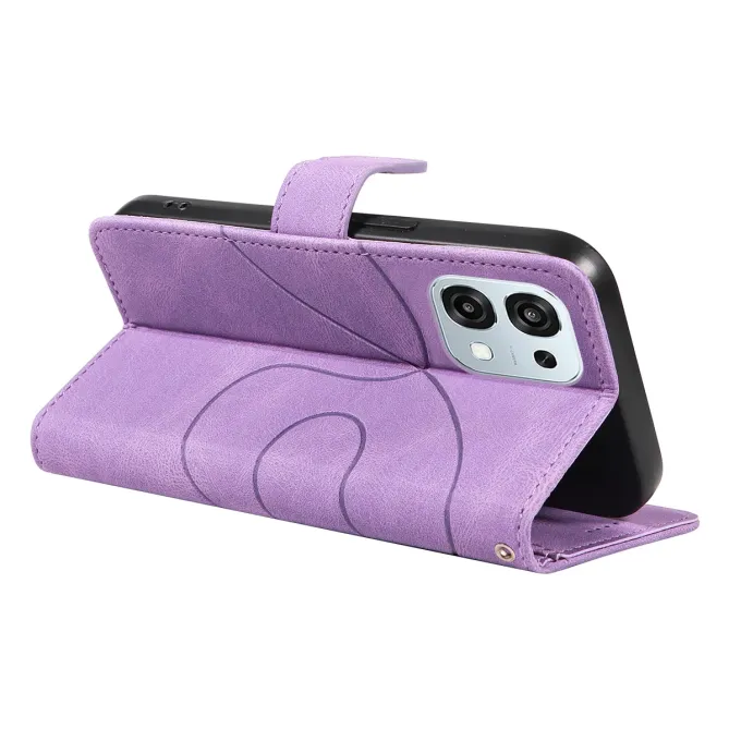 Housse Oppo A6 Pro simili cuir artistique