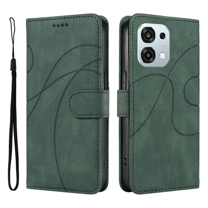 Housse Oppo A6 Pro simili cuir artistique