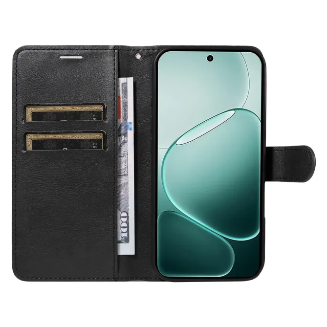 Housse Oppo A6 Pro Sylvette simili cuir avec lanière