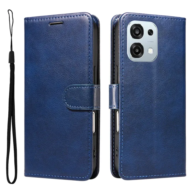 Housse Oppo A6 Pro Sylvette simili cuir avec lanière