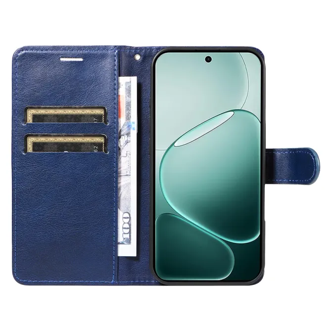 Housse Oppo A6 Pro Sylvette simili cuir avec lanière