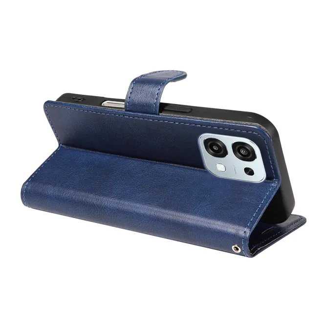 Housse Oppo A6 Pro Sylvette simili cuir avec lanière