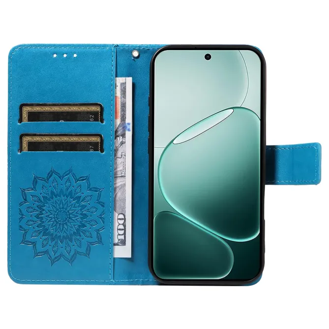 Housse Oppo A6 Pro Sunflower à lanière