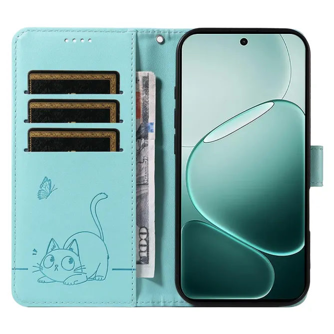 Housse Oppo A6 Pro Chat avec Lanière | MINA