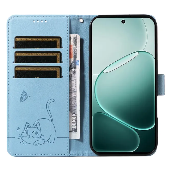 Housse Oppo A6 Pro Chat avec Lanière | MINA