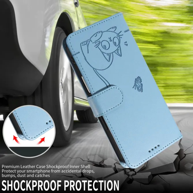 Housse Oppo A6 Pro Chat avec Lanière | MINA