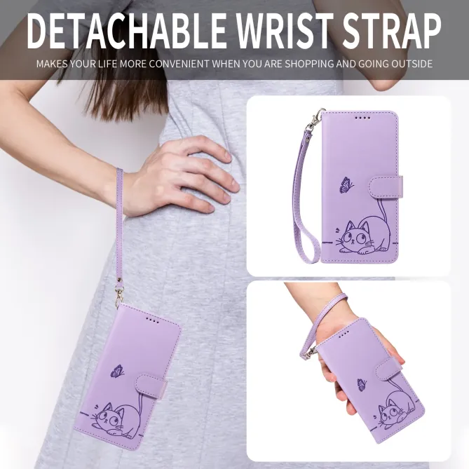 Housse Oppo A6 Pro Chat avec Lanière | MINA