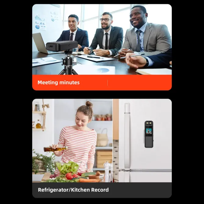 Caméra sportive 1080P HD rotative avec carte 32GB