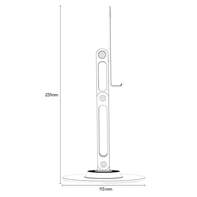 Support bureau 360° aluminium téléphone & tablette