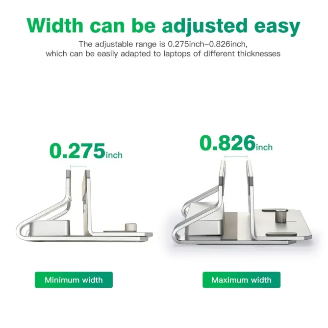 Support vertical ordinateur avec hub USB 4 ports