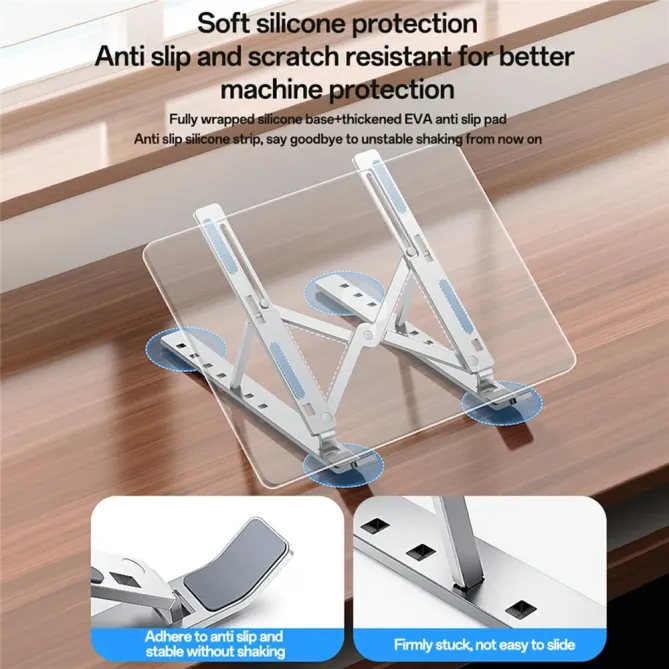 Support aluminium ajustable pour laptop (13-20") | LP07
