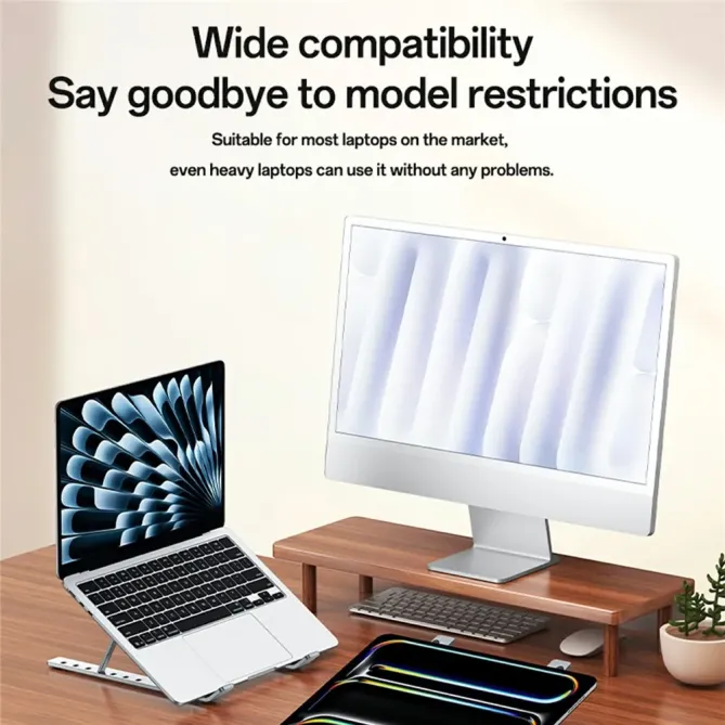 Support aluminium ajustable pour laptop (13-20") | LP07