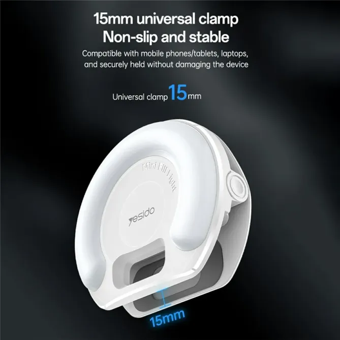 Lampe selfie portable LED clip 3 modes | Luna