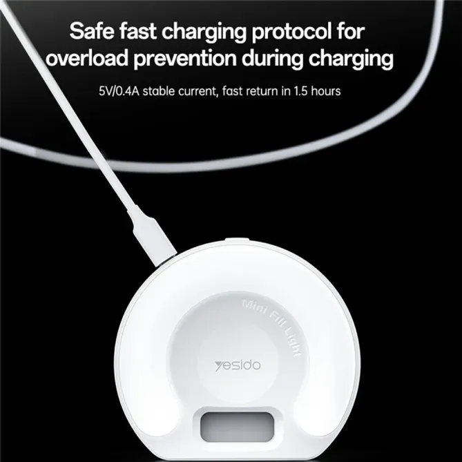 Lampe selfie portable LED clip 3 modes | Luna