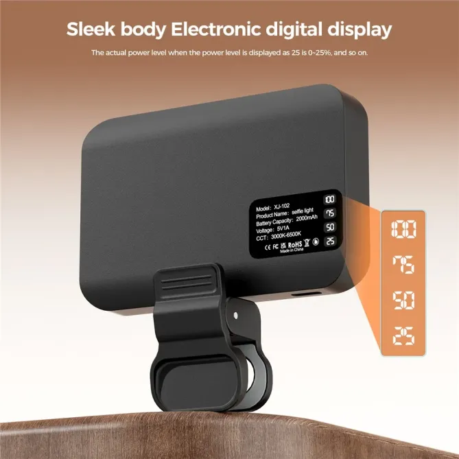 Lampe à clip éclairage 3 températures | Streaming et Vidéo