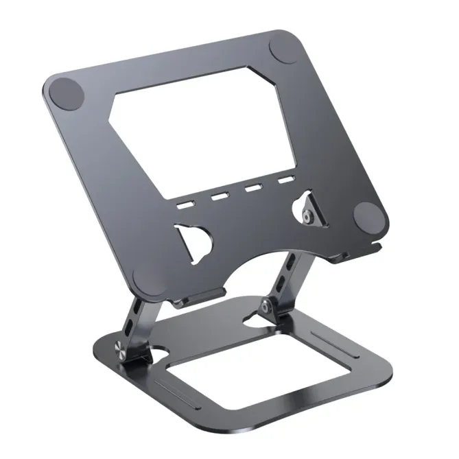 Support Pliable PC Portable 17,3" Nano-Acier Double Bras Ajustable