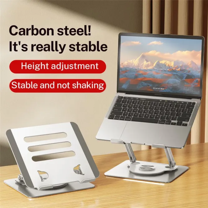 Support ordinateur rotatif acier carbone 12-17,3"