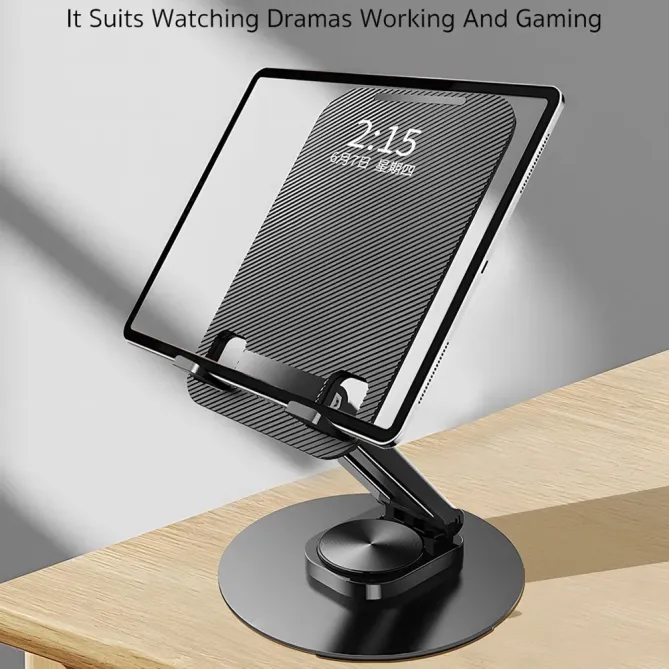 Support télescopique rotatif tablette