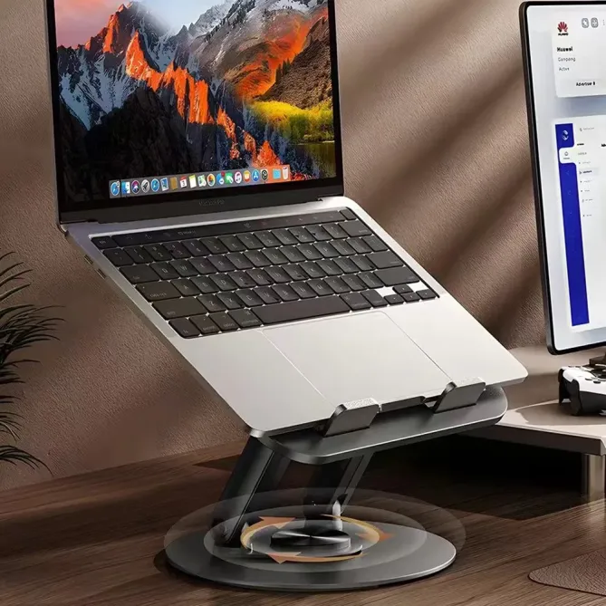 Support pliable rotatif pour tablette