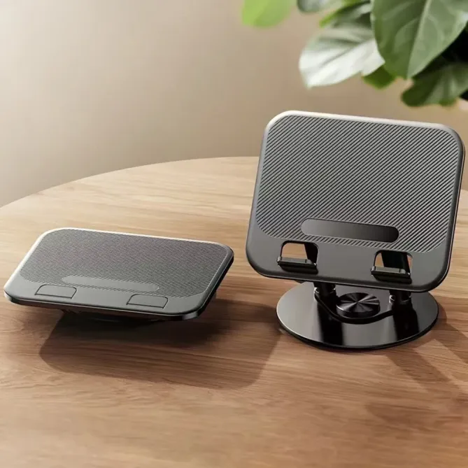 Support pliable rotatif pour tablette