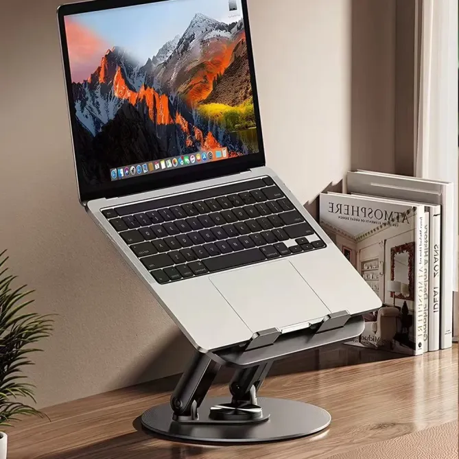 Support pliable rotatif pour tablette