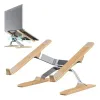 Support ajustable alu/bois ordinateurs 14-16"