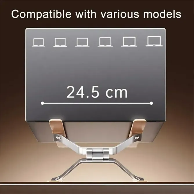 Support ajustable alu/bois ordinateurs 14-16" - photo 7