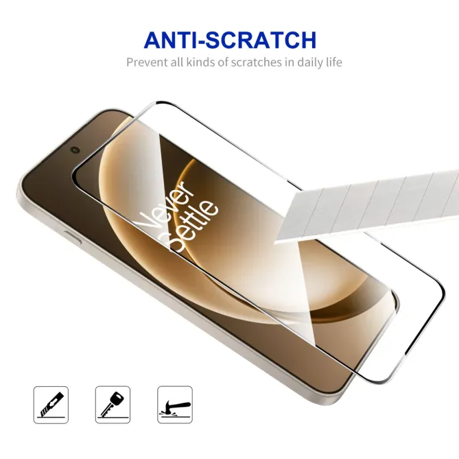 Protections d'écran OnePlus 15 en verre trempé Full Size (2 pièces)