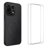 Coque OnePlus 15 Carbone Magnétique avec 2 Verres Trempés