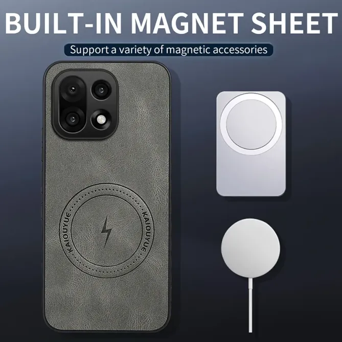 Coque OnePlus 15 Magnétique Nappa avec 2 verre trempé