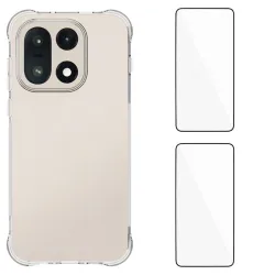 Pack OnePlus 15 | Coque Coins Renforcés Transparente avec 2 Verre Trem