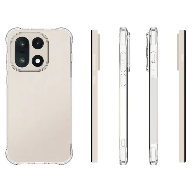 Pack OnePlus 15 | Coque Coins Renforcés Transparente avec 2 Verre Trem