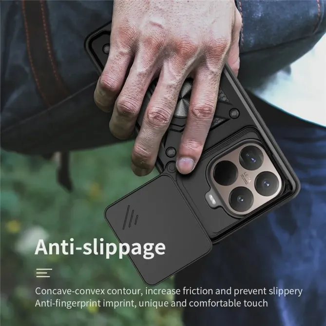 Coque Xiaomi 15T Pro Camera Slide Fonction Support