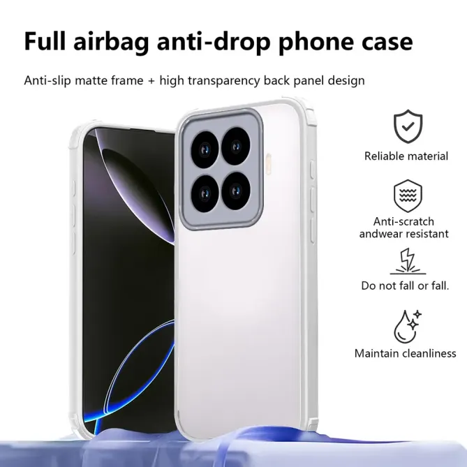 Coque Xiaomi 15T Pro Coins Renforcés Semi-Transparente