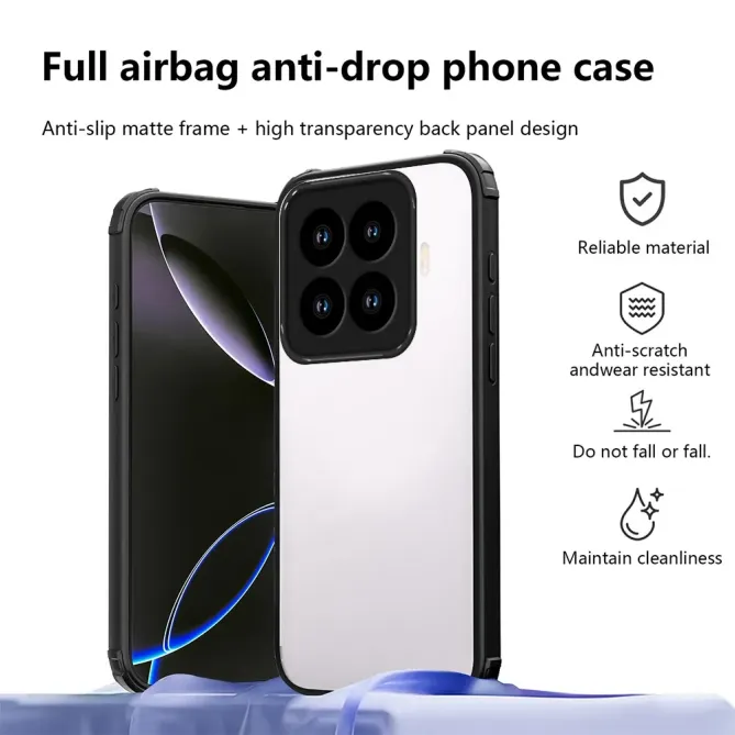 Coque Xiaomi 15T Pro Coins Renforcés Semi-Transparente