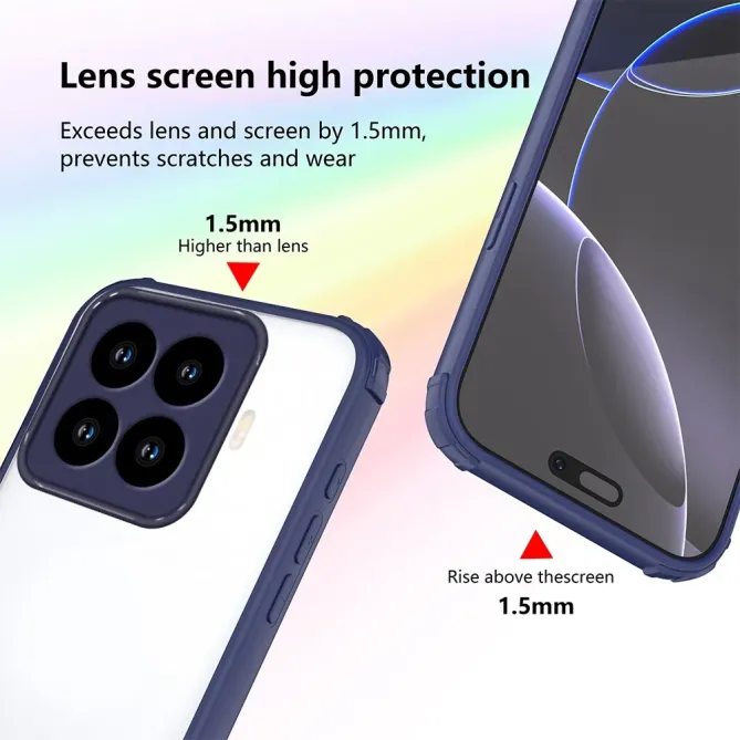 Coque Xiaomi 15T Pro Coins Renforcés Semi-Transparente