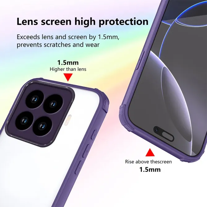 Coque Xiaomi 15T Pro Coins Renforcés Semi-Transparente