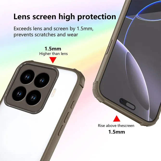 Coque Xiaomi 15T Pro Coins Renforcés Semi-Transparente
